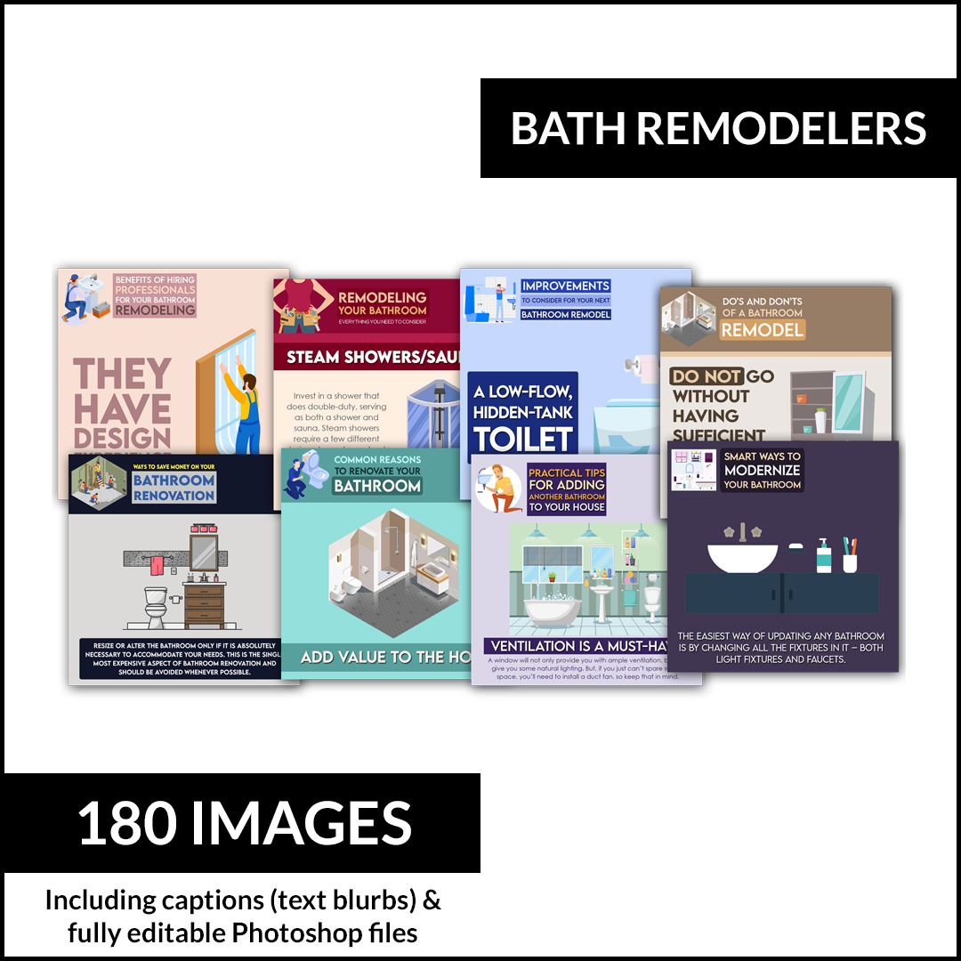 Local Social Posts: Bath Remodelers Edition