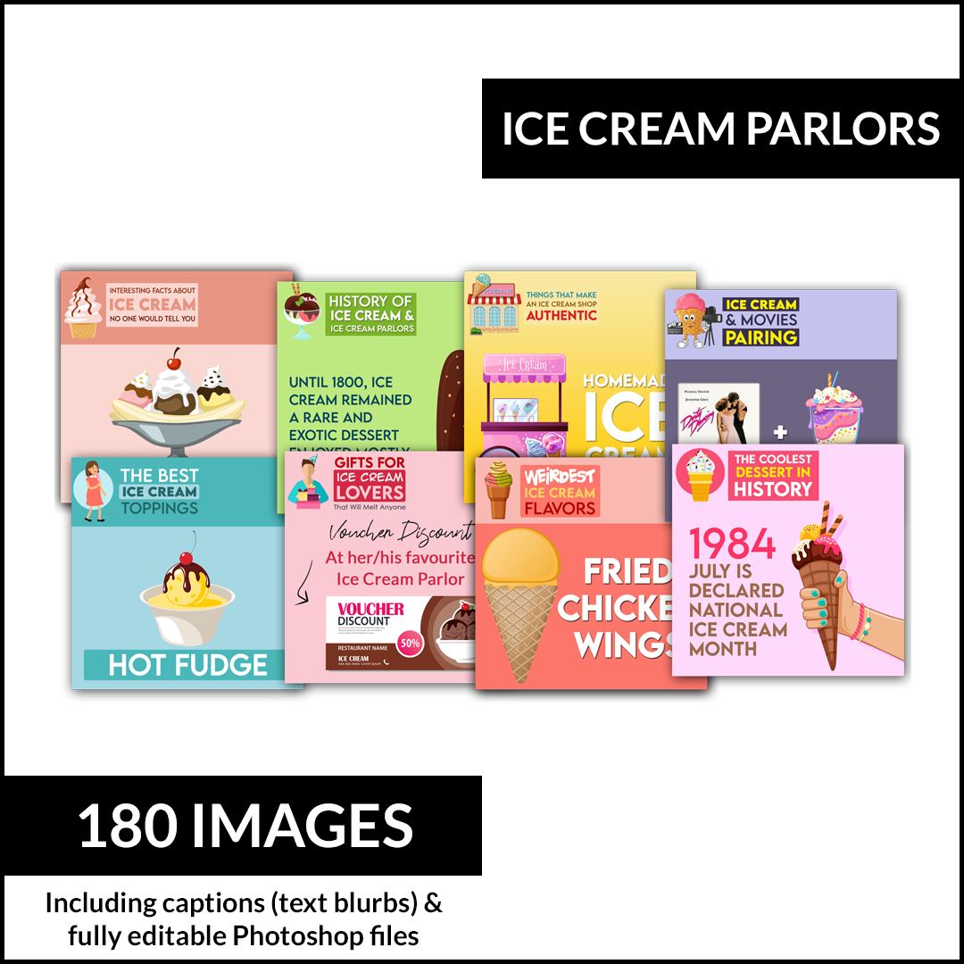 Local Social Posts: Ice Cream Parlors Edition
