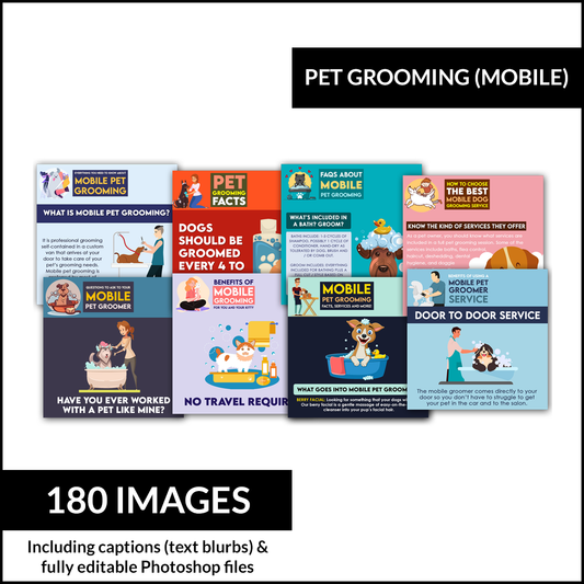 Local Social Posts: Pet Grooming (Mobile) Edition